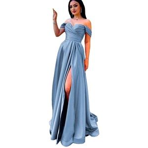 Elegant light blue gown